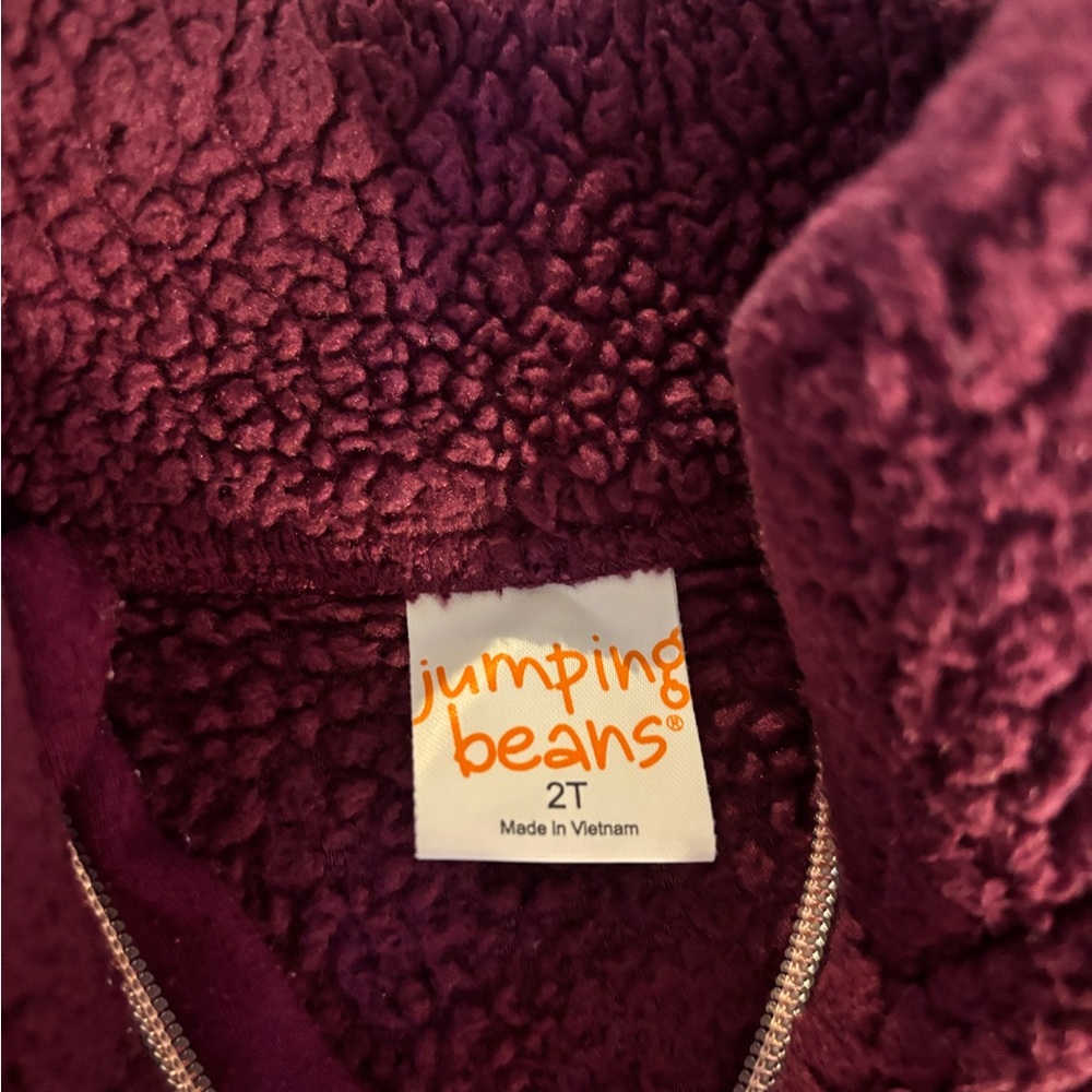 Jumping Beans Maroon Fleece Jacket